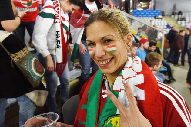 European Handball Championship, Group D, 2nd Round, Hungary - Spain 15.01.2018., Croatia, Arena, Varazdin - European Handball Championship, Group D, 2nd Round, Hungary - Spain. Supporters.  VjeranxZganec-Rogulja PIXSELL