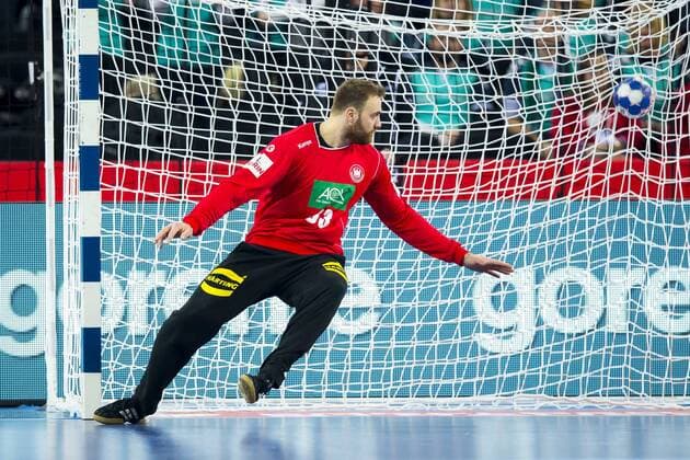 Goalkeeper of Andreas Wolff Nr 33 Germany can a throw not Parry Slovenia Germany preliminary handball EHF euro 2018 15 01 18 Zagreb Croatia Zagreb arena Copyright: xAgentur54Gradx xFelixxKoenigx