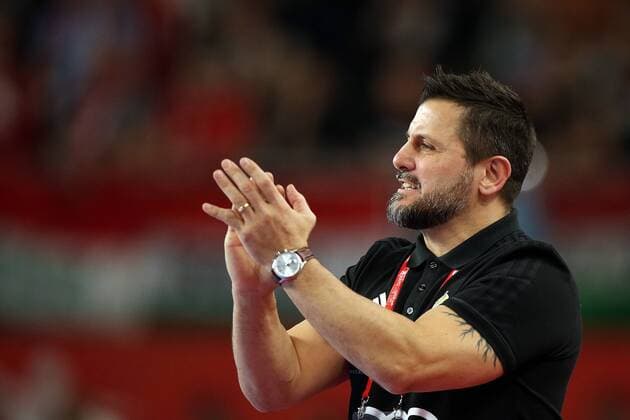 Handball, EM, Ungarn - Spanien European Handball Championship, Group D, 2nd Round, Hungary - Spain 15.01.2018., Croatia, Arena, Varazdin - European Handball Championship, Group D, 2nd Round, Hungary - Spain. VRANJES Ljubomir  GoranxStanzl PIXSELL