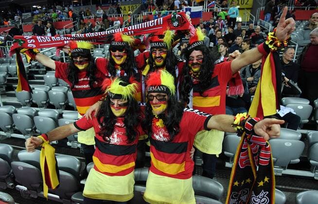 European Handball Championship, Group C, 2nd Round, Slovenia - Germany 15.01.2018., Croatia, Arena, Zagreb - European Handball Championship, Group C, 2nd Round, Slovenia - Germany. Supporters.  MarkoxLukunic PIXSELL