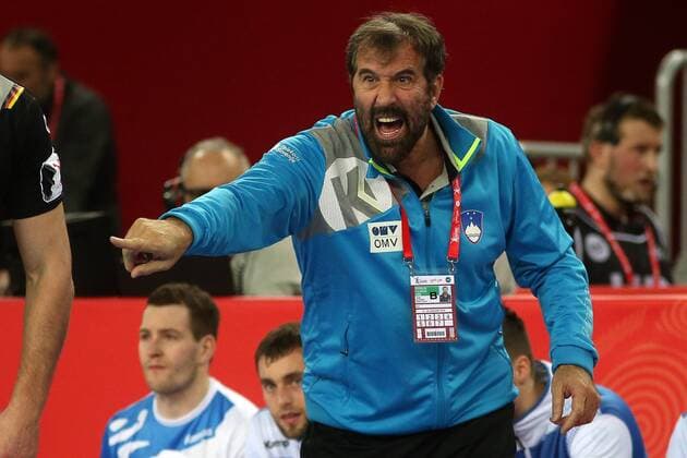 European Handball Championship, Group C, 2nd Round, Slovenia - Germany 15.01.2018., Croatia, Arena, Zagreb - European Handball Championship, Group C, 2nd Round, Slovenia - Germany. VUJOVIC Veselin, coach.  DaliborxUrukalovic PIXSELL