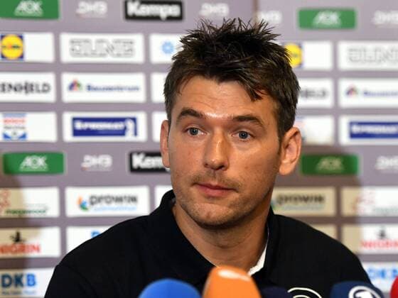 Zagreb Croatia Hotel Panorama 16 1 2018 men handball European Championship 2018 of the DHB-German Handball Federation press conference with head coach Germany Christian Prokop
