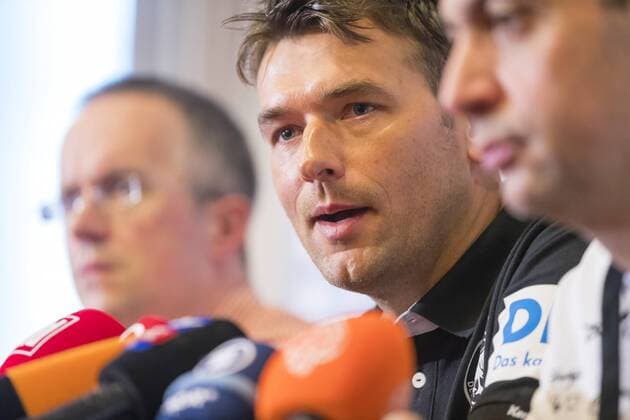 National coach Christian Prokop media date of the German national team preliminary round handball EHF euro 2018 16 01 18 Zagreb Zagreb Croatia Hotel Panorama Copyright: xAgentur54Gradx xFelixxKoenigx