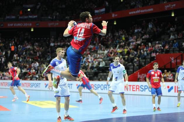 Split, 16 01 2018 - Spaladium Arena, 2018 Men s European Championship EM Europameisterschaft Preliminary Round, Group A. Serbia () - Iceland () 