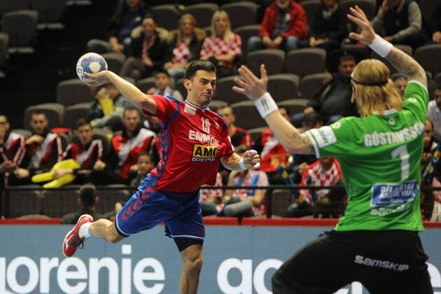 Split, 16 01 2018 - Spaladium Arena, 2018 Men s European Championship EM Europameisterschaft Preliminary Round, Group A. Serbia () - Iceland () 