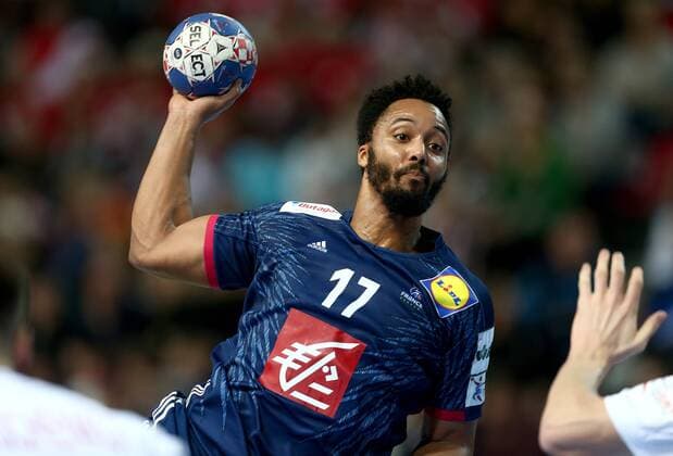 European Handball Championship, Group B, 3rd round, France - Belarus 16.01.2018., Zatika Centre, Porec, Croatia - 2018 European Men s Handball Championship, Group B, 3rd round, France - Belarus. Timothey N Guessan.  IgorxKralj PIXSELL
