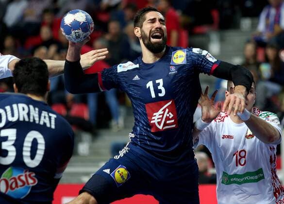 Bilder des Tages - SPORT European Handball Championship, Group B, 3rd round, France - Belarus 16.01.2018., Zatika Centre, Porec, Croatia - 2018 European Men s Handball Championship, Group B, 3rd round, France - Belarus. Nikola Karabatic.  IgorxKralj PIXSELL
