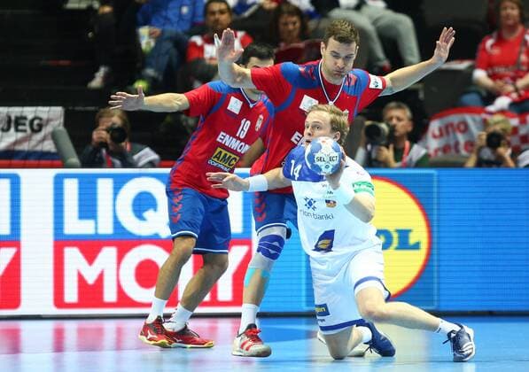 European Handball Championship, Group A, 3rd round, Serbia - Iceland 16.01.2018., Spaladium Arena, Split, Croatia - 2018 European Men s Handball Championship, Group A, 3rd round, Serbia - Iceland. Ornar Ingi Magnusson.  SlavkoxMidzor PIXSELL