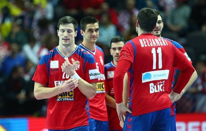 European Handball Championship, Group A, 3rd round, Serbia - Iceland 16.01.2018., Spaladium Arena, Split, Croatia - 2018 European Men s Handball Championship, Group A, 3rd round, Serbia - Iceland. Nemanja Zelenovic.  SlavkoxMidzor PIXSELL