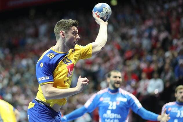 European Handball Championship, Group A, 3rd round, Croatia - Sweden 16.01.2018., Spaladium Arena, Split, Croatia - 2018 European Men s Handball Championship, Group A, 3rd round, Croatia - Sweden. Niclas Ekberg.  SlavkoxMidzor PIXSELL