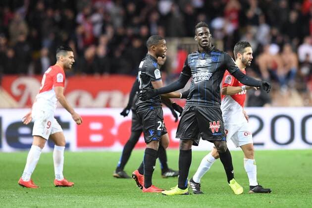 09 Mario BALOTELLI (nice) - COLERE - DECEPTION FOOTBALL : Monaco vs Nice - Ligue 1 Conforama - 16 01 2018 FEP Panoramic 