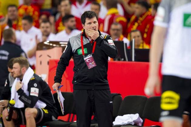 Co coach Alexander Haase after the first half Germany Macedonia preliminary handball EHF euro 2018 17 01 18 Zagreb Croatia Zagreb arena Copyright: xAgentur54Gradx xFelixxKoenigx
