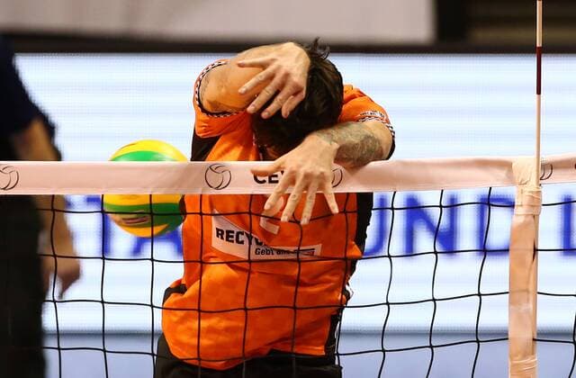 Steven Marshall sports volleyball CEV CL Champions League men s season 2017 2018 17 01 2018 BR volleys Berlin BRV vs spacers Toulouse