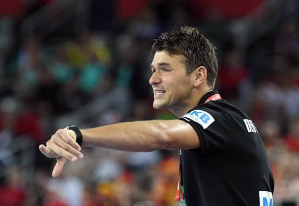 Zagreb Croatia Zagreb arena 17 1 2018 men handball European Championship 2018 Germany vs Macedonia national coach Germany Christian Prokop