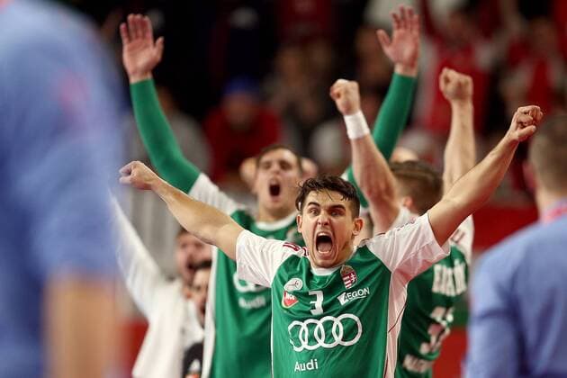 European Handball Championship, Group D, 3rd round, Czech Republic - Hungary 17.01.2018., Arena Varazdin, Varazdin, Croatia - 2018 European Men s Handball Championship, Group D, 3rd round, Czech Republic - Hungary. David Fekete  GoranxStanzl PIXSELL
