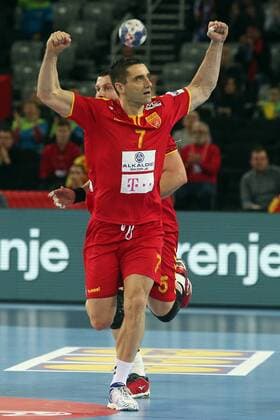 European Handball Championship, Group C, 3rd round, Germany - FYR Macedonia 17.01.2018., Arena Zagreb, Zagreb, Croatia - 2018 European Men s Handball Championship, Group C, 3rd round, Germany - FYR Macedonia. Kiril Lazarov  DaliborxUrukalovic PIXSELL