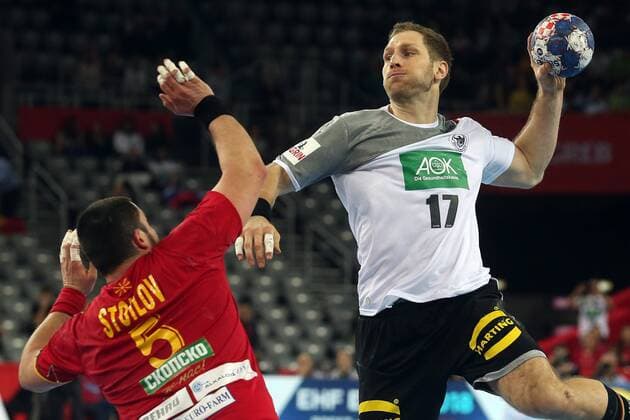 European Handball Championship, Group C, 3rd round, Germany - FYR Macedonia 17.01.2018., Arena Zagreb, Zagreb, Croatia - 2018 European Men s Handball Championship, Group C, 3rd round, Germany - FYR Macedonia. Steffen Weinhold  DaliborxUrukalovic PIXSELL