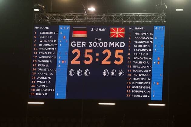 European Handball Championship, Group C, 3rd round, Germany - FYR Macedonia 17.01.2018., Arena Zagreb, Zagreb, Croatia - 2018 European Men s Handball Championship, Group C, 3rd round, Germany - FYR Macedonia.  DaliborxUrukalovic PIXSELL