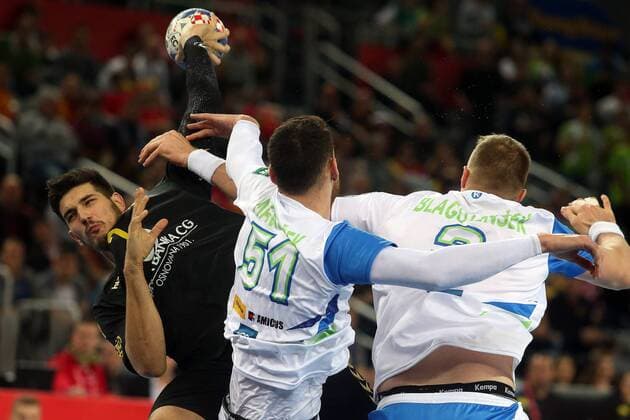 European Handball Championship, Group C, 3rd round, Montenegro - Slovenia 17.01.2018., Arena Zagreb, Zagreb, Croatia - 2018 European Men s Handball Championship, Group C, 3rd round, Montenegro - Slovenia. Stefan Cavor  DaliborxUrukalovic PIXSELL