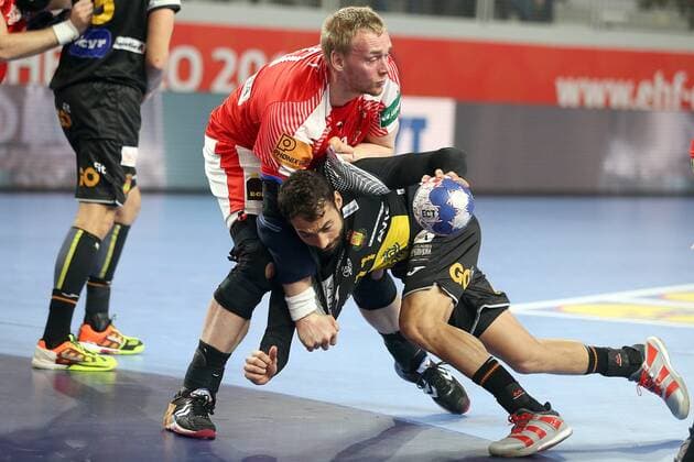 European Handball Championship, Group D, 3rd round, Spain - Denmark 17.01.2018., Arena Varazdin, Varazdin, Croatia - 2018 European Men s Handball Championship, Group D, 3rd round, Spain - Denmark. Daniel Sarmiento  GoranxStanzl PIXSELL