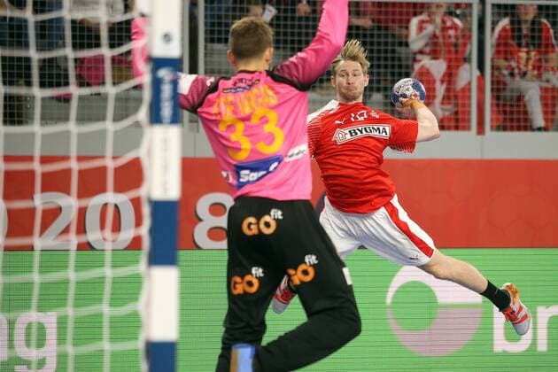 European Handball Championship, Group D, 3rd round, Spain - Denmark 17.01.2018., Arena Varazdin, Varazdin, Croatia - 2018 European Men s Handball Championship, Group D, 3rd round, Spain - Denmark. Peter Balling  GoranxStanzl PIXSELL