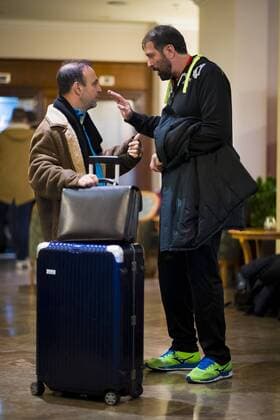 Bob Hanning and coach Veselin Vujovic of the departure departure of the German national team after Varazdin preliminary handball EHF euro 2018 18 01 18 Zagreb Croatia Zagreb arena Copyright: xAgentur54Gradx xFelixxKoenigx