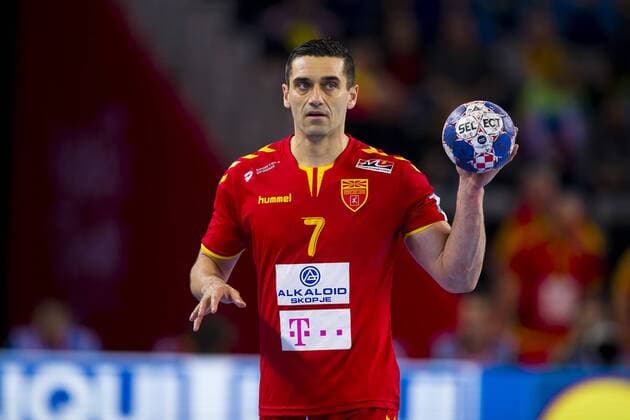 Kiril Lazarov Nr 7 Macedonia Macedonia Germany preliminary handball EHF euro 2018 17 01 18 Zagreb Croatia Zagreb arena Copyright: xAgentur54Gradx xFelixxKoenigx