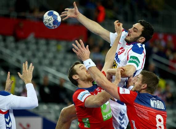 European Handball Championship, Group I, 1th round Serbia vs. Norway 18.01.2018., Arena Zagreb, Zagreb, Croatia - 2018 European Men s Handball Championship, Group I, 1th round Serbia vs. Norway. Petar Nenadic.  IgorxKralj PIXSELL