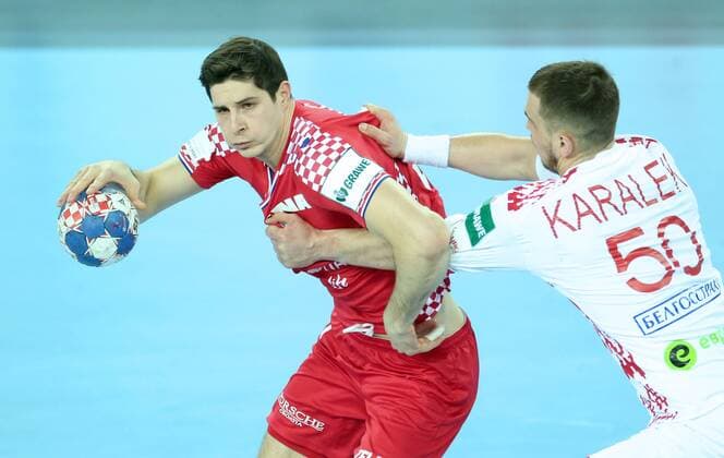 European Handball Championship, Group I, 1th round Croatia vs. Belarus 18.01.2018., Arena Zagreb, Zagreb, Croatia - 2018 European Men s Handball Championship, Group I, 1th round Croatia vs. Belarus. Marko Mamic.  SanjinxStrukic PIXSELL