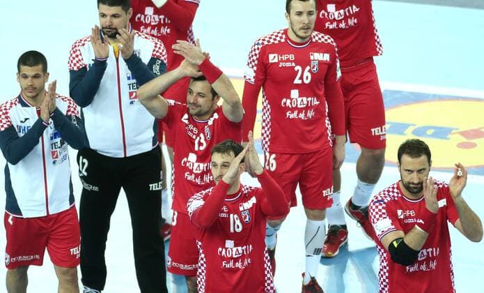 European Handball Championship, Group I, 1th round Croatia vs Belarus 18.01.2018., Arena Zagreb, Zagreb, Croatia - 2018 European Men s Handball Championship, Group I, 1th round Croatia vs Belarus. Igor Vori, Igor Karacic, Manuel Strlek  SanjinxStrukic PIXSELL