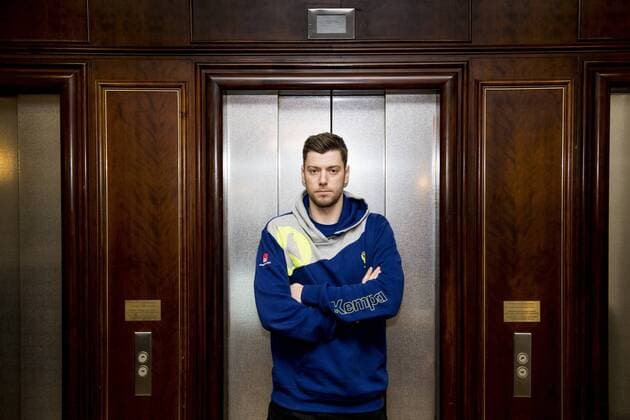 i180119 Sweden s Niclas Ekberg poses for a portrait during a press conference with Swedish national team handball Handball CHAMPIONSHIPS on 19 January 2018 2018 in Zagreb  Copyright: LUDVIGxTHUNMAN BB180119LT023