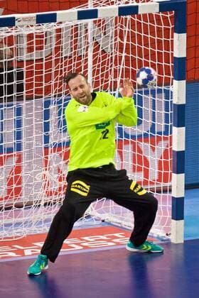 Handball Varazdin 19 01 2018 Championship men s men euro Championships second round Germany GER Czech Republic CZE Silvio Heine Vetter Germany TW No 12