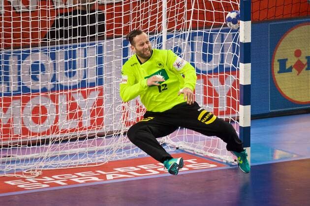 Handball Varazdin 19 01 2018 Championship men s men euro Championships second round Germany GER Czech Republic CZE Silvio Heine Vetter Germany TW No 12