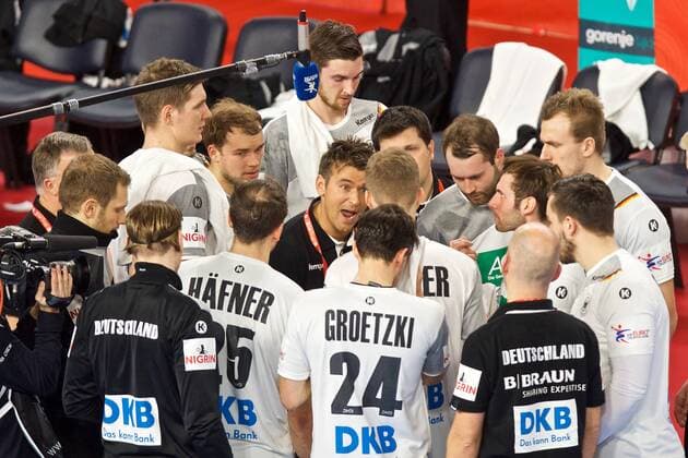 Handball Varazdin 19 01 2018 Championship men s men euro Championships second round Germany GER Czech Republic CZE Christian Prokop Germany coach
