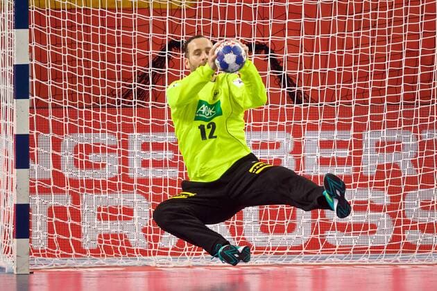 Handball Varazdin 19 01 2018 Championship men s men euro Championships second round Germany GER Czech Republic CZE Silvio Heine Vetter Germany TW No 12