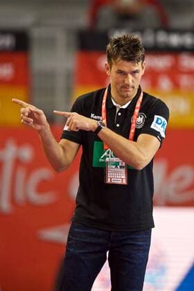 Handball Varazdin 19 01 2018 Championship men s men euro Championships second round Germany GER Czech Republic CZE Christian Prokop Germany coach
