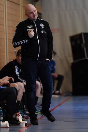 19 01 2018 handball season 2017 2018 test game friendly match HC Erlangen HCE talent Plzen Pilsen Adalsteinn Eyjólfsson trainer HC Erlangen HCE
