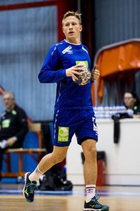 180119 Magnus Gullerud during a training with the Norwegian national team in handball during Handball CHAMPIONSHIPS on 19 January 2018 2018 in Zagreb  Copyright: LUDVIGxTHUNMAN BB180119LT156