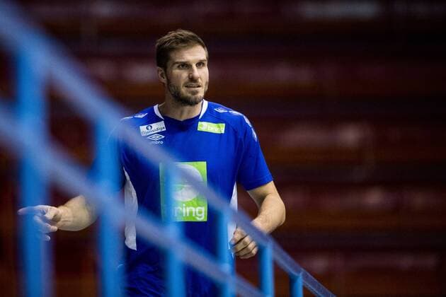 Bjarte Myrhol 180119 during a training with the Norwegian national handball team in the handball EUROPEAN CHAMPIONSHIP on 19 January 2018 2018 in Zagreb  Copyright: LUDVIGxTHUNMAN BB180119LT167