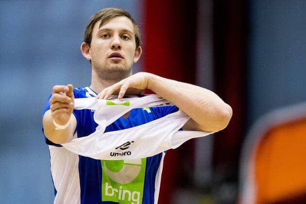 180119 Sander Sagosen during a training with the Norwegian national team in handball during Handball CHAMPIONSHIPS on 19 January 2018 2018 in Zagreb  Copyright: LUDVIGxTHUNMAN BB180119LT172