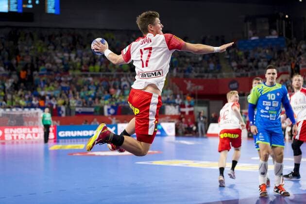 Let Svan Nr 17 Denmark Slovenia Denmark round handball EHF euro 2018 19 01 18 Varazdin-Varazdin Croatia Varazdin arena Copyright: xAgentur54Gradx xFelixxKoenigx