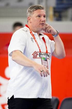 Nikolaj Jacobsen after the first half of Slovenia Denmark round handball EHF euro 2018 19 01 18 Varazdin-Varazdin Croatia Varazdin arena Copyright: xAgentur54Gradx xFelixxKoenigx
