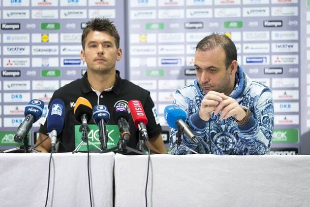 Coach Christian Prokop and Bob Hanning media date of the German national team round handball EHF euro 2018 20 01 18 Varazdin-Varazdin Croatia Varazdin arena Copyright: xAgentur54Gradx xFelixxKoenigx
