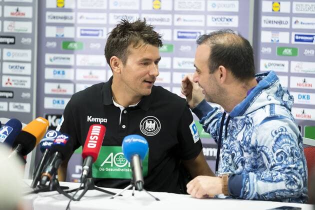 Coach Christian Prokop and Bob Hanning media date of the German national team round handball EHF euro 2018 20 01 18 Varazdin-Varazdin Croatia Varazdin arena Copyright: xAgentur54Gradx xFelixxKoenigx