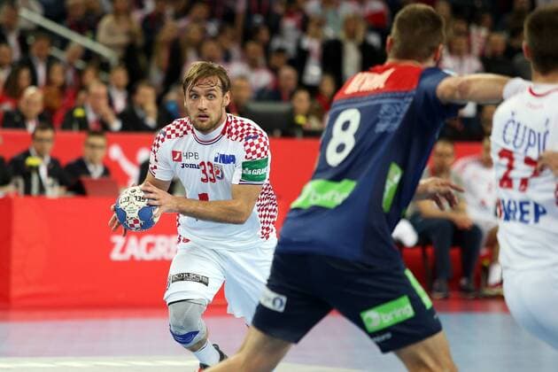 European Handball Championship, Group I, 4th round, Croatia - Norway 20.01.2018., Arena Zagreb, Zagreb, Croatia - 2018 European Men s Handball Championship, Group I, 4th round, Croatia - Norway. Luka Cindric.  DaliborxUrukalovic PIXSELL