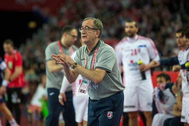 CERVAR Lino (Croatia) HANDBALL : Croatie vs Norvege - Championnat d europe EHF - Zagreb - 20 01 2018 TheophileLaurent Panoramic 