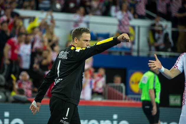 STEVANOVIC Ivan (Croatia) HANDBALL : Croatie vs Norvege - Championnat d europe EHF - Zagreb - 20 01 2018 TheophileLaurent Panoramic 