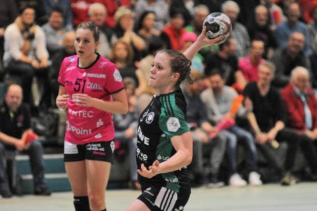 Julia Wallis VfL Oldenburg 9 Analsex Metzingen handball League match 20 01 2018 photo TBaur EIBNER Metzingen Copyright: xEIBNER Tobias_Baurx EP_TBR