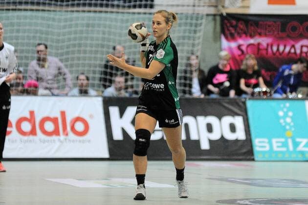 Malene Staal VfL Oldenburg 77 babes Metzingen handball League match 20 01 2018 photo TBaur EIBNER Metzingen Copyright: xEIBNER Tobias_Baurx EP_TBR