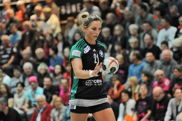 Angie Geschke VfL Oldenburg 21 babes Metzingen handball League match 20 01 2018 photo TBaur EIBNER Metzingen Copyright: xEIBNER Tobias_Baurx EP_TBR